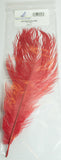 Natures Spirit Ostrich Plume, 10" to 12" red