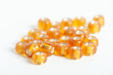 Blue Wing Olive Glass Beads for Fly Tying light amber