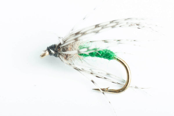 Soft-Hackle Orange and Green Wet Fly, 6-Pack – Blue Wing Olive