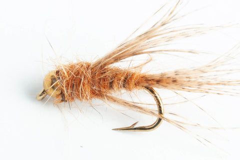 bead head bird's nest brown fly
