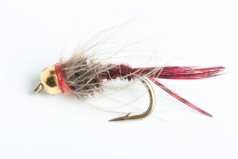 Bead Head CDC Pheasant Tail Nymph Fly, 6-Pack