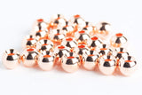 brass beads for fly tying - 100 pack copper