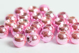 metallic tungsten beads fly tying metallic light pink