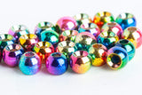 blue wing olive metallic tungsten beads fly tying rainbow