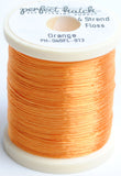Perfect Hatch 4 Strand Floss orange fly tying fishing