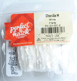 Perfect Hatch Chenille - Medium Wooly Bugger fly tying fishing white