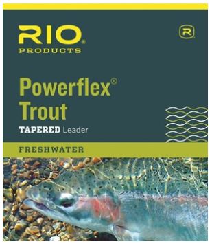 Rio Powerflex Trout Leader, 9-ft, Single and 3-Pack