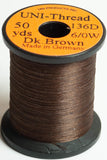 6/0 UNI-Thread, 136 denier Fly-Tying Thread dark brown