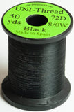 8/0 UNI-Thread, 72 denier Fly-Tying Thread black