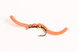 Squirmy Worm Fly, 6-Pack earthworm brown