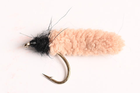 Mop Caddis Larva Fly tan