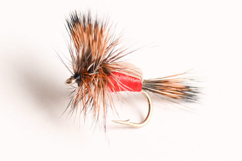 Humpy Red Dry Fly, 6-Pack