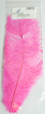 Natures Spirit Ostrich Plume, 10" to 12" fluor. hot pink