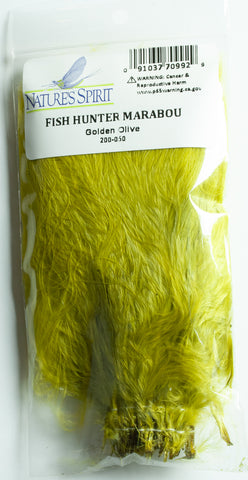 Nature's Spirit Fish Hunter Marabou golden olive