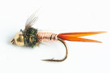 bead head copper john nymph fly