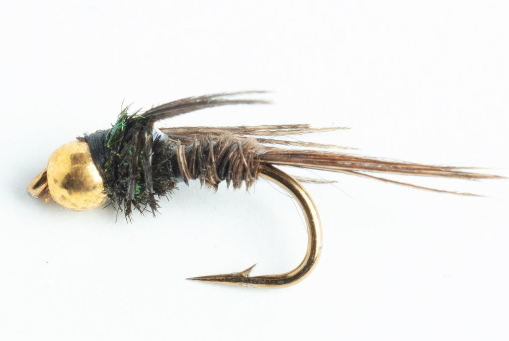 Bead Head Flashback Pheasant Tail Nymph Fly - 6-Pack – Blue Wing Olive