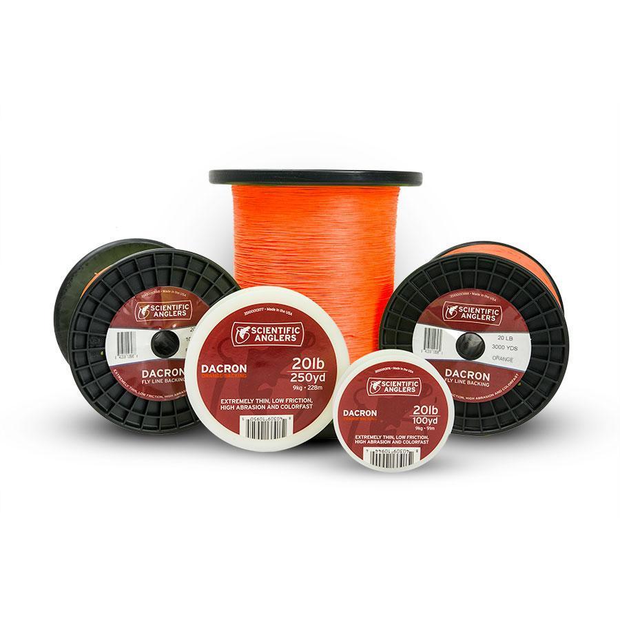 Scientific Anglers Dacron Fly Line Backing, Orange