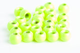 brass beads for fly tying - 25 Pack chartreuse