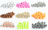 brass beads for fly tying - 100 pack collage