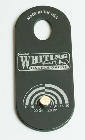 Whiting Hackle Gauge - Slate