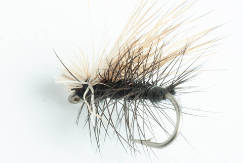 elk hair caddis dry fly black