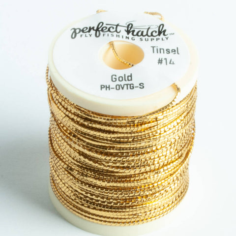 Perfect Hatch Oval Tinsel - Gold
