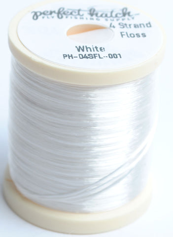 Perfect Hatch 4 Strand Floss white fly tying fishing