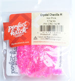 Perfect Hatch Chenille - Medium Wooly Bugger fly tying fishing crystal hot pink