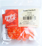 Perfect Hatch Chenille - Medium Wooly Bugger fly tying fishing crystal orange