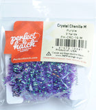 Perfect Hatch Chenille - Medium Wooly Bugger fly tying fishing crystal purple