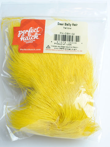 Perfect Hatch Deer Belly Hair fly tying fishing