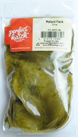 Perfect Hatch Mallard Flank olive