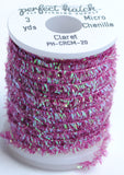 Perfect Hatch Micro Crystal Chenille claret fly tying fishing