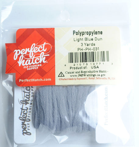 Perfect Hatch Polypropylene Yarn for fly tying and fishing