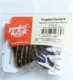 Perfect Hatch Chenille - Medium Wooly Bugger fly tying fishing varigated peacock olive dark brown