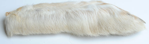 Snowshoe Rabbit Feet Natural Cream Pair