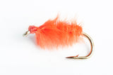 Thread Head Ray Charles Wet Fly, 6-Pack orange