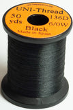 6/0 UNI-Thread, 136 denier Fly-Tying Thread black
