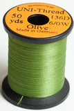6/0 UNI-Thread, 136 denier Fly-Tying Thread olive
