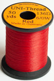 6/0 UNI-Thread, 136 denier Fly-Tying Thread red