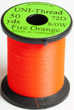 8/0 UNI-Thread, 72 denier Fly-Tying Thread fire orange