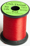 8/0 UNI-Thread, 72 denier Fly-Tying Thread red