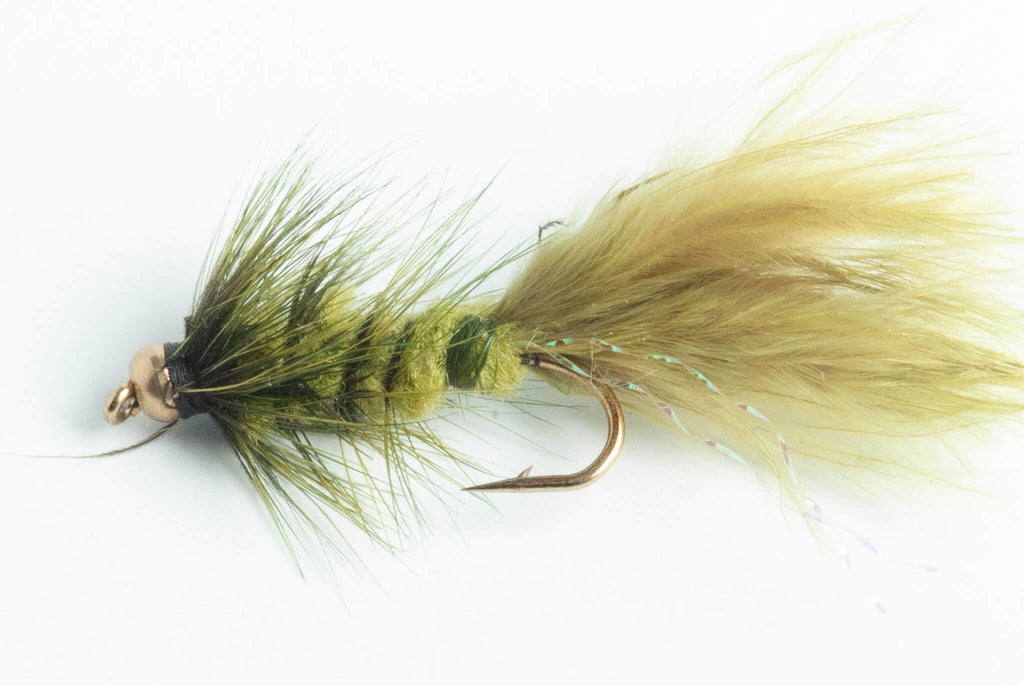 Hot Bead Woolly Bugger Streamer Pattern Fly Fishing Flies and