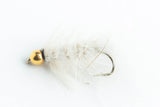 bead head wooly bugger streamer fly white
